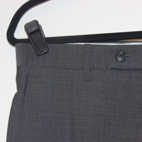 TED BAKER Dark Gray Wool Men  Dress Pants Size 31R - Picture 5 of 13
